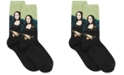 Hot Sox Women's Mona Lisa Artist Series Fashion Crew Sock